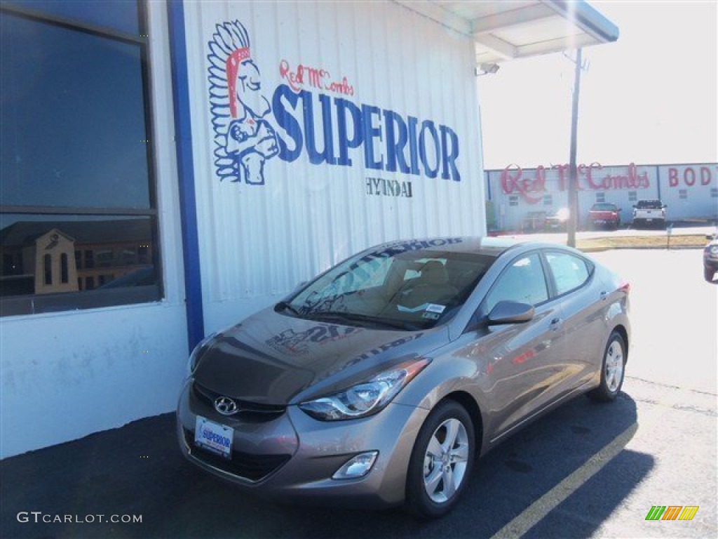 2013 Elantra GLS - Desert Bronze / Beige photo #1