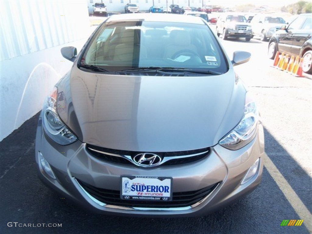 2013 Elantra GLS - Desert Bronze / Beige photo #2