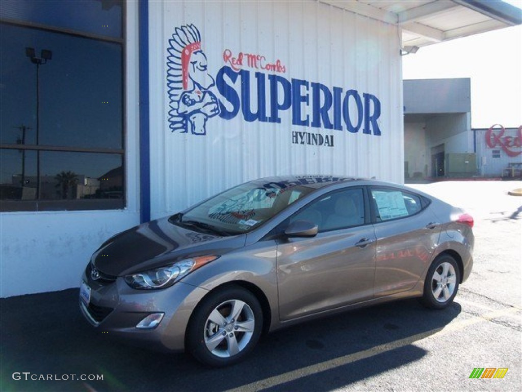 2013 Elantra GLS - Desert Bronze / Beige photo #4