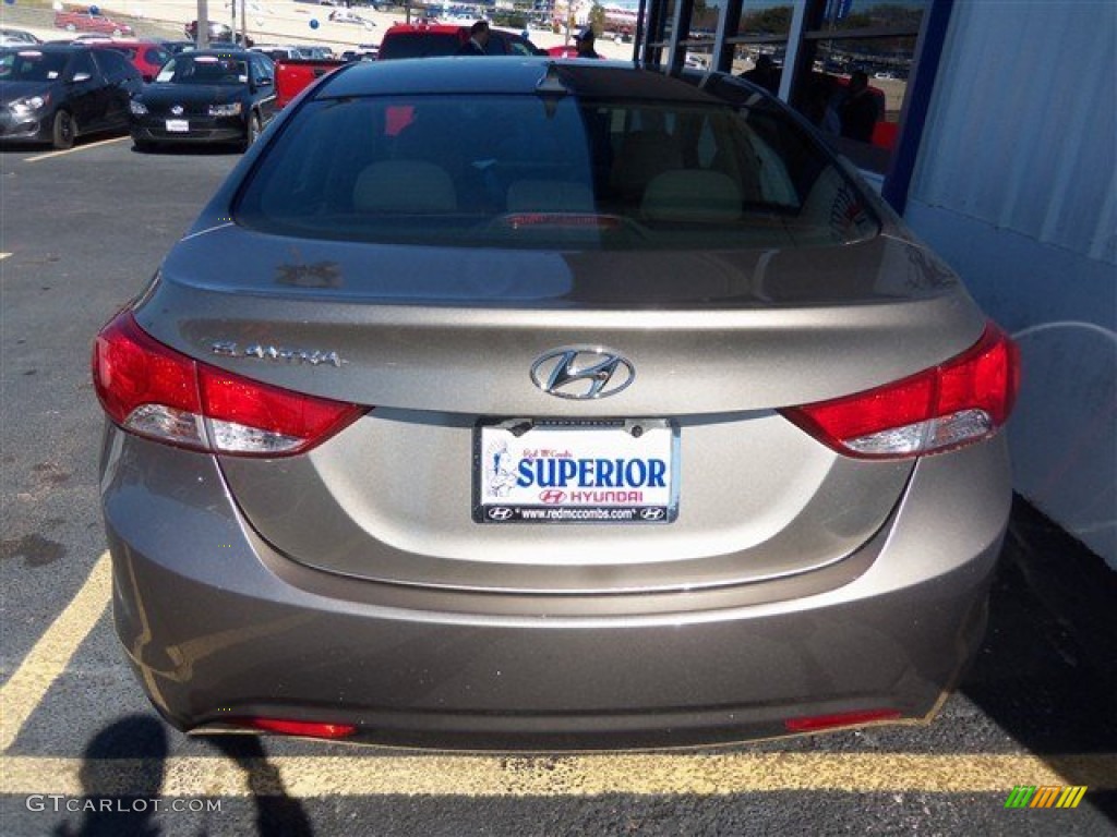 2013 Elantra GLS - Desert Bronze / Beige photo #6