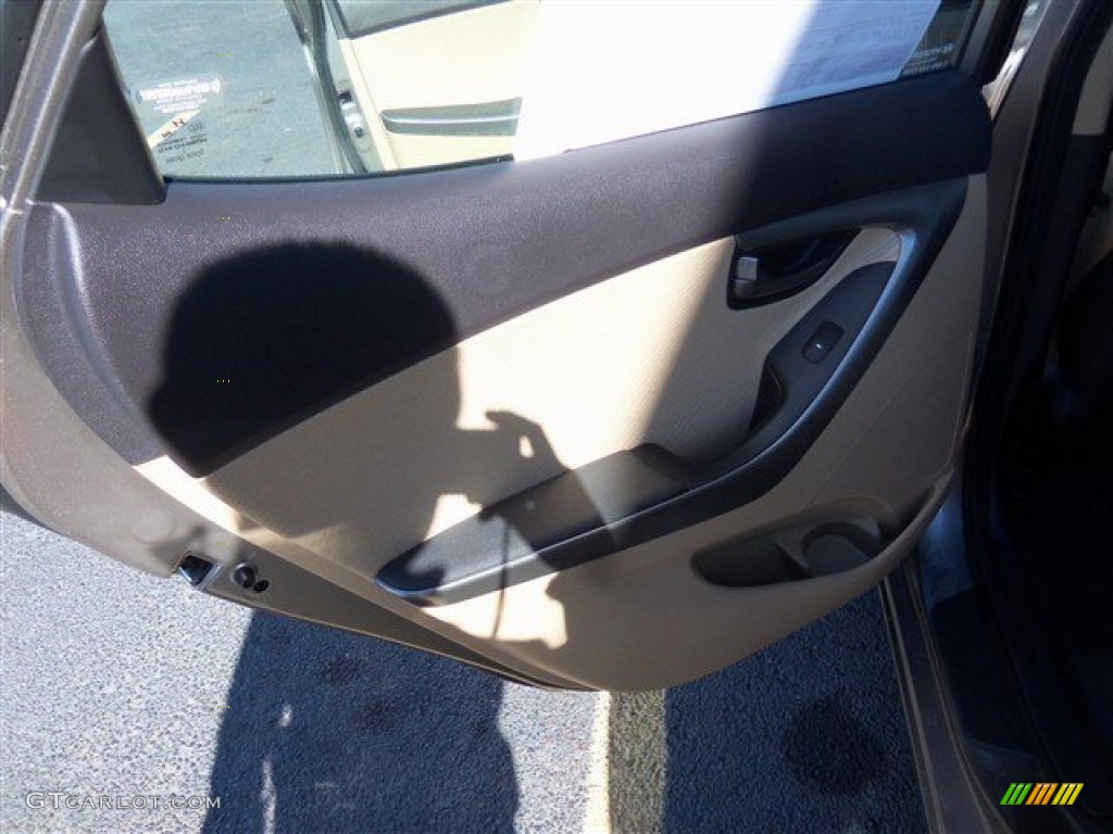 2013 Elantra GLS - Desert Bronze / Beige photo #10