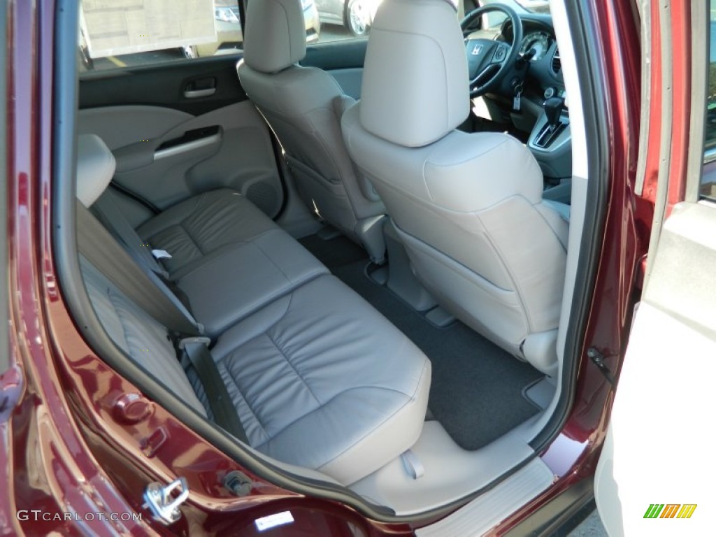 2013 CR-V EX-L - Basque Red Pearl II / Gray photo #14