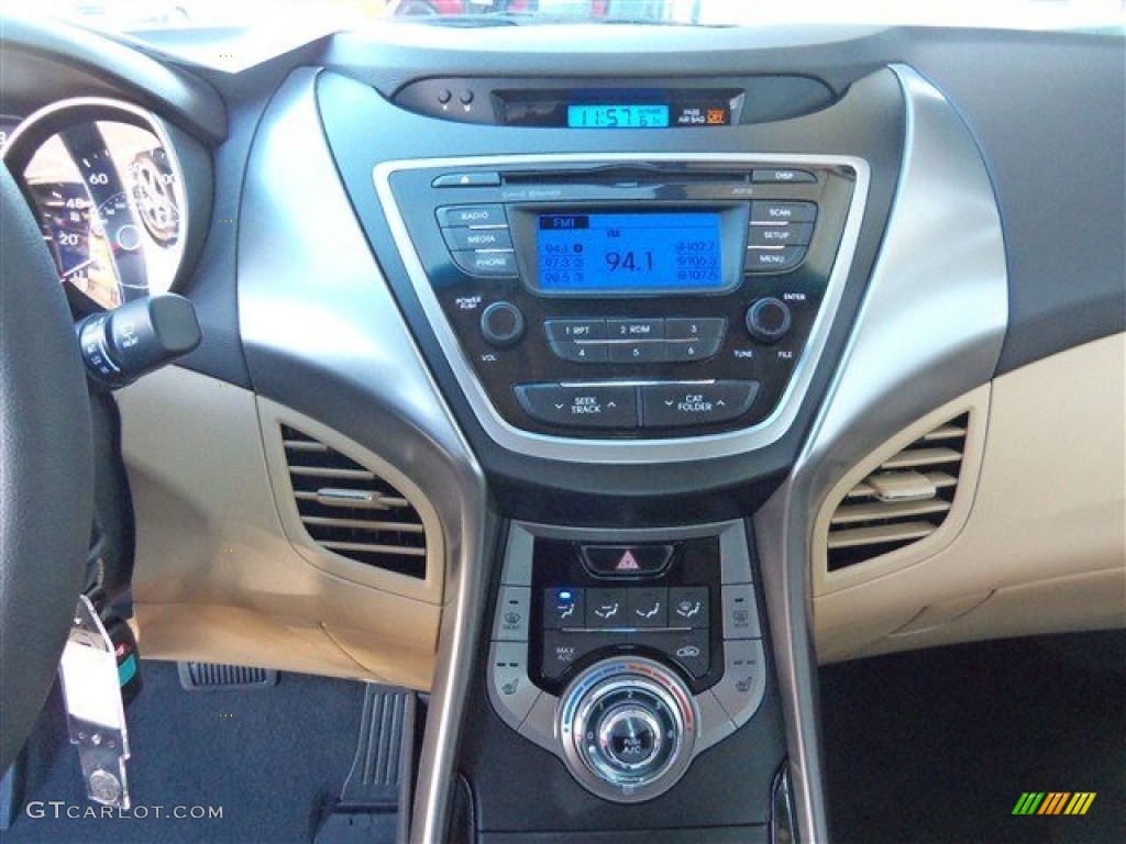 2013 Elantra GLS - Desert Bronze / Beige photo #13