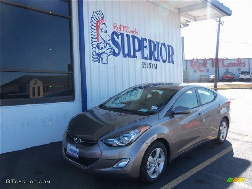 2013 Elantra GLS - Desert Bronze / Beige photo #1