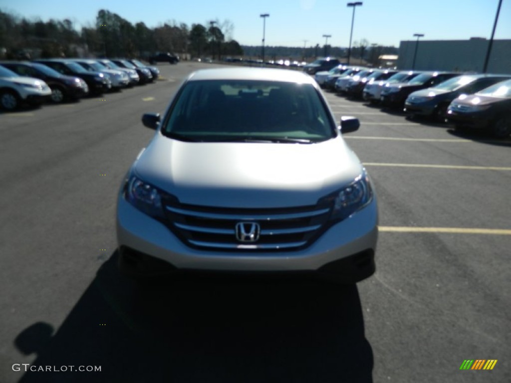 2013 CR-V LX - Alabaster Silver Metallic / Gray photo #8