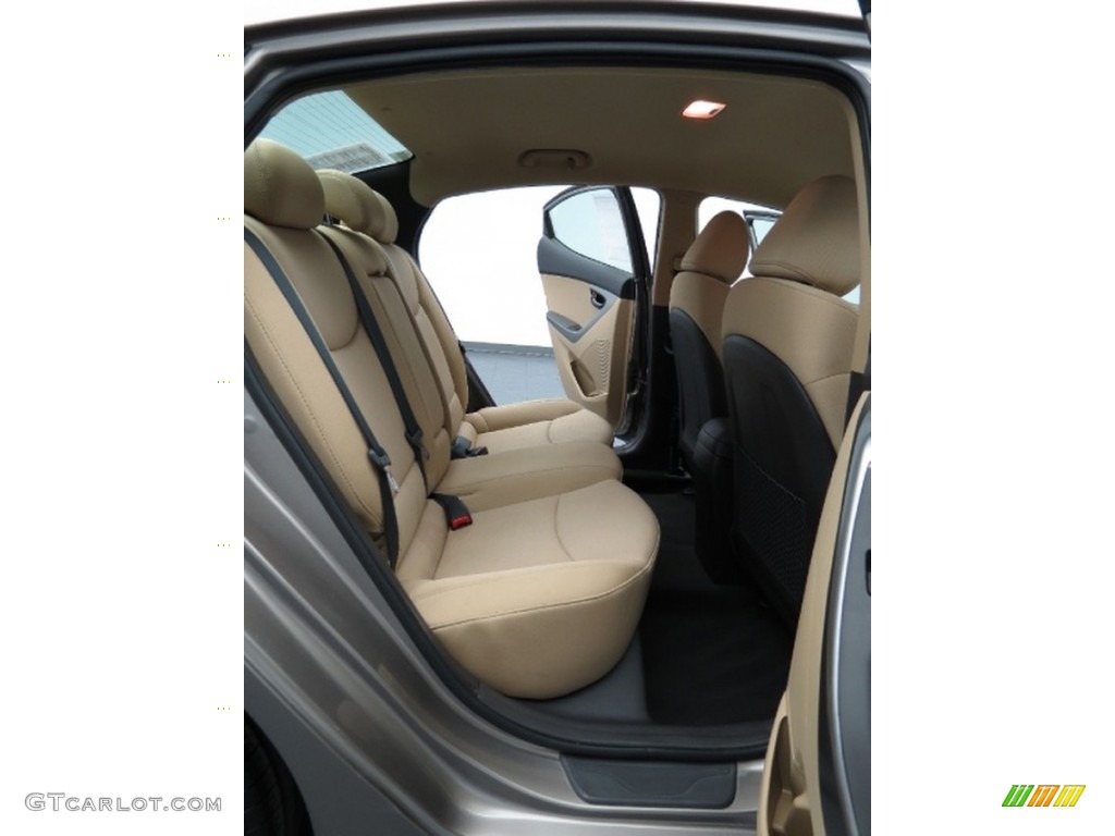2012 Elantra GLS - Desert Bronze / Beige photo #15