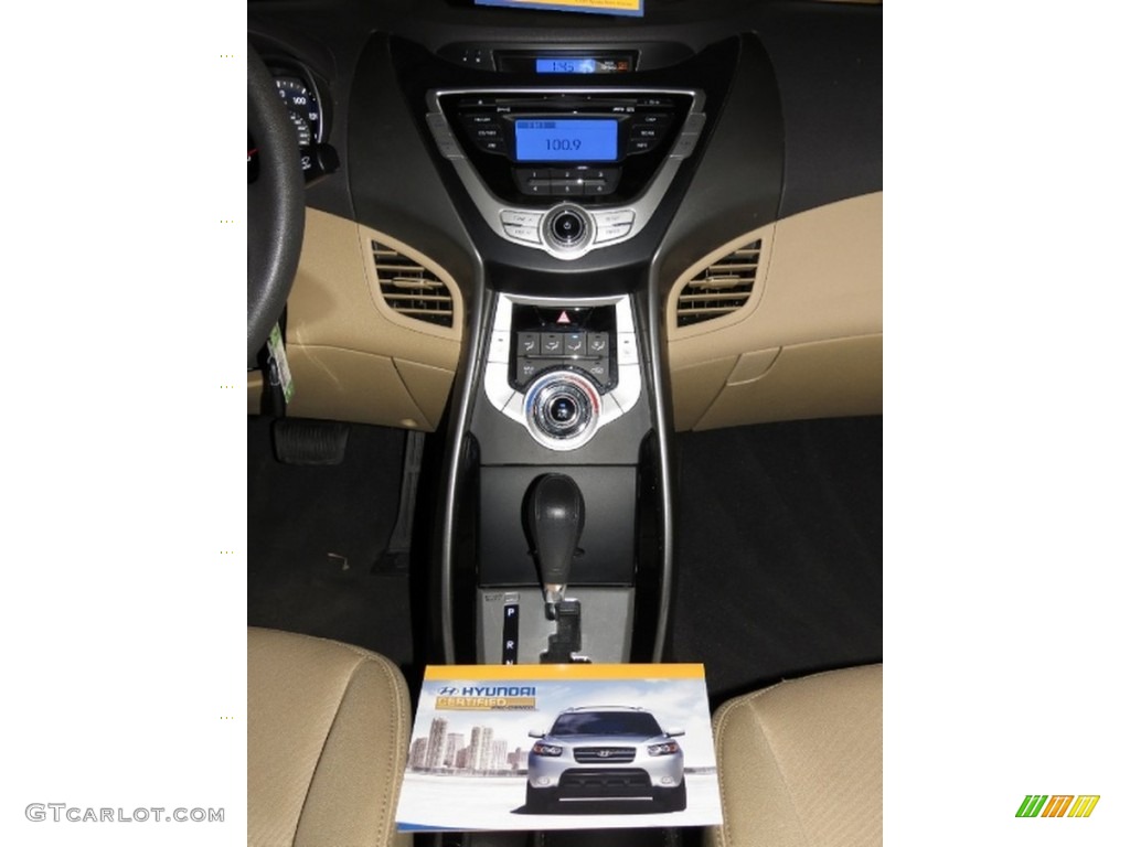 2012 Elantra GLS - Desert Bronze / Beige photo #22