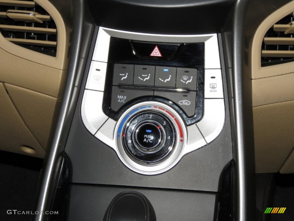 2012 Elantra GLS - Desert Bronze / Beige photo #24