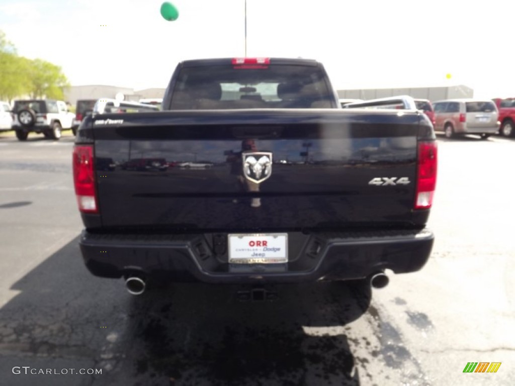 2012 Ram 1500 Express Crew Cab 4x4 - True Blue Pearl / Dark Slate Gray/Medium Graystone photo #6