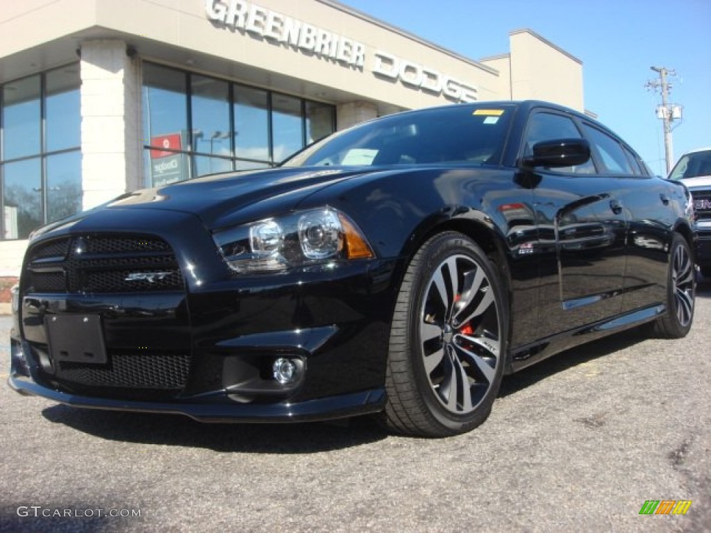 2013 Charger SRT8 - Pitch Black / Black photo #1