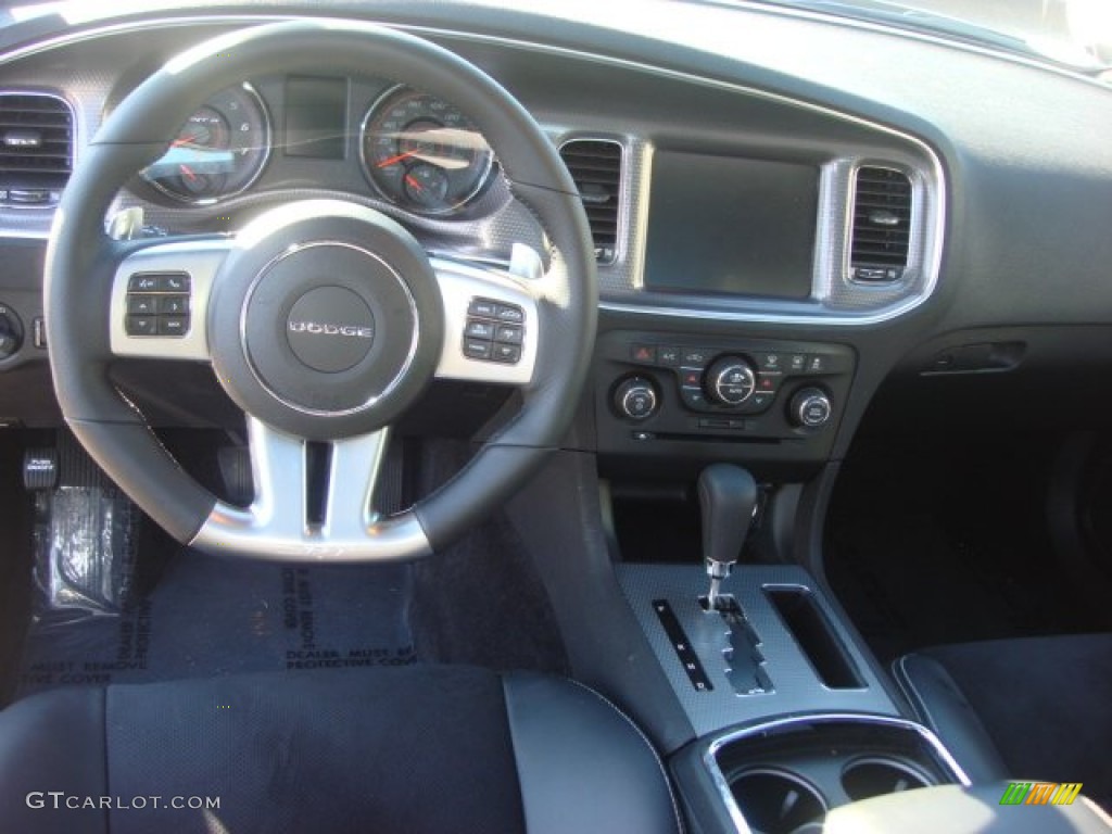 2013 Dodge Charger SRT8 Black Dashboard Photo #76173776