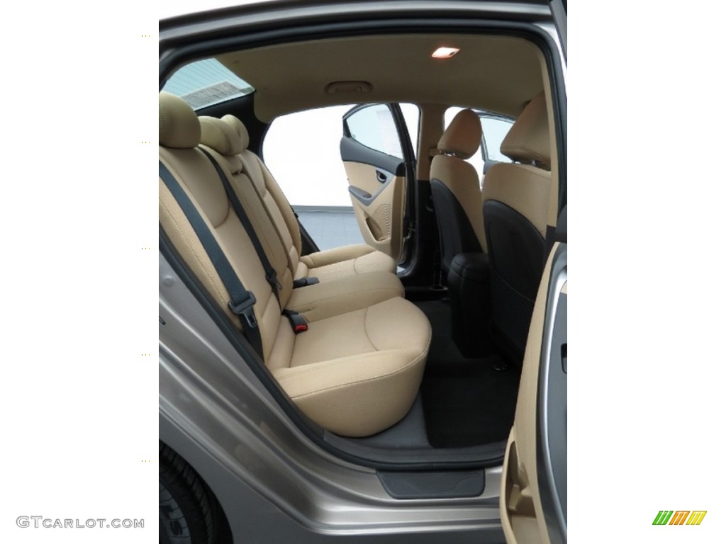 2012 Elantra GLS - Desert Bronze / Beige photo #15