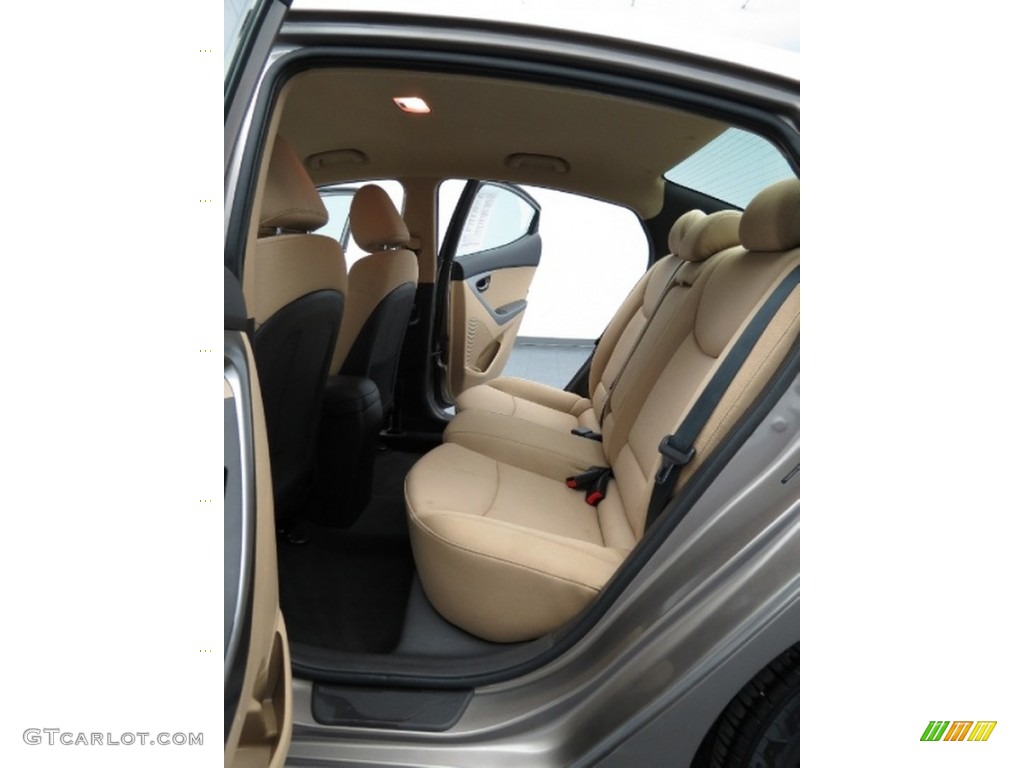 2012 Elantra GLS - Desert Bronze / Beige photo #16