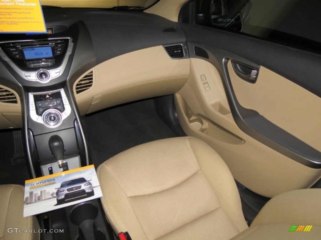 2012 Elantra GLS - Desert Bronze / Beige photo #20
