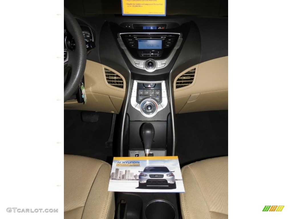 2012 Elantra GLS - Desert Bronze / Beige photo #21