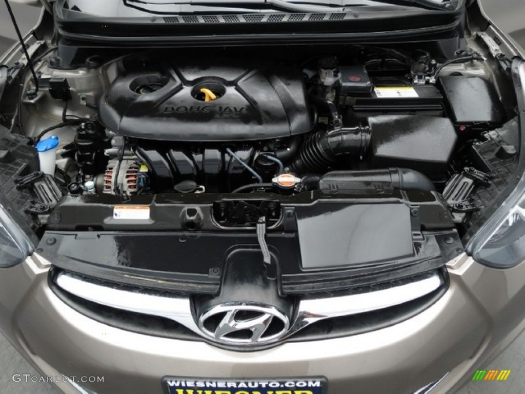 2012 Elantra GLS - Desert Bronze / Beige photo #10