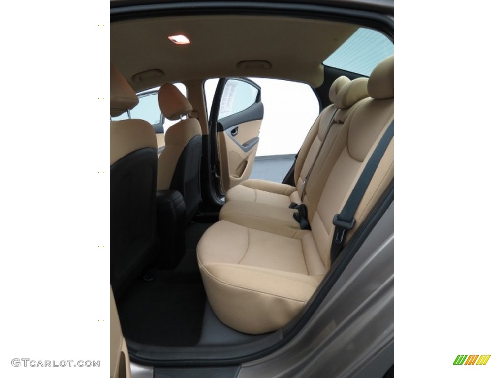 2012 Elantra GLS - Desert Bronze / Beige photo #14