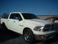 2009 Stone White Dodge Ram 1500 Laramie Crew Cab  photo #3