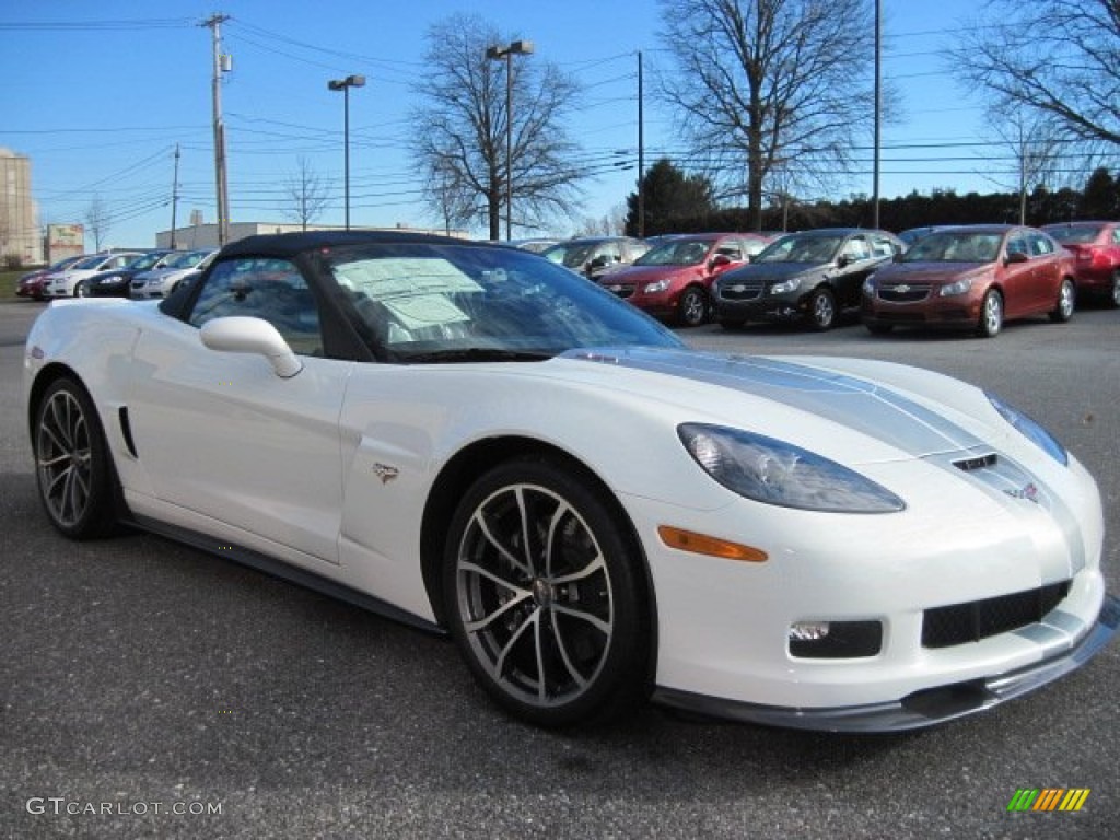 Arctic White 2013 Chevrolet Corvette 427 Convertible Collector Edition Exterior Photo #76175474