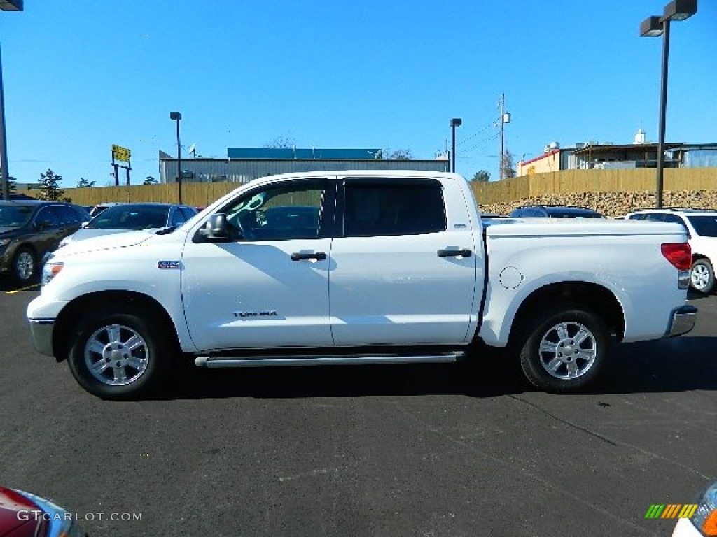 2007 Tundra SR5 CrewMax - Super White / Graphite Gray photo #6