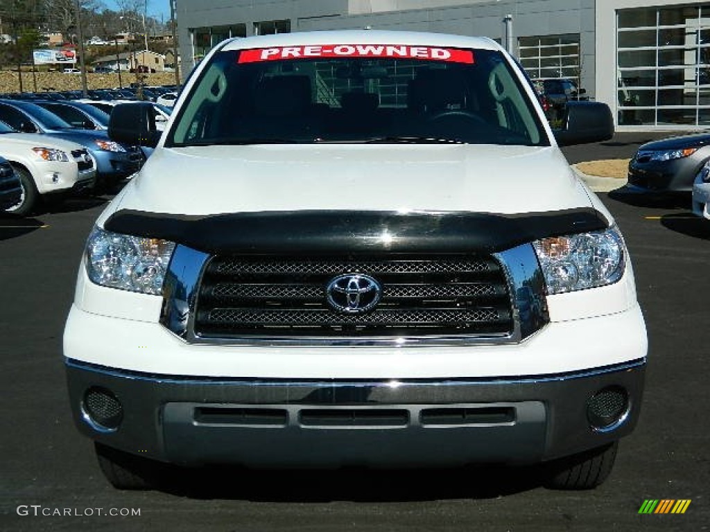 2007 Tundra SR5 CrewMax - Super White / Graphite Gray photo #8