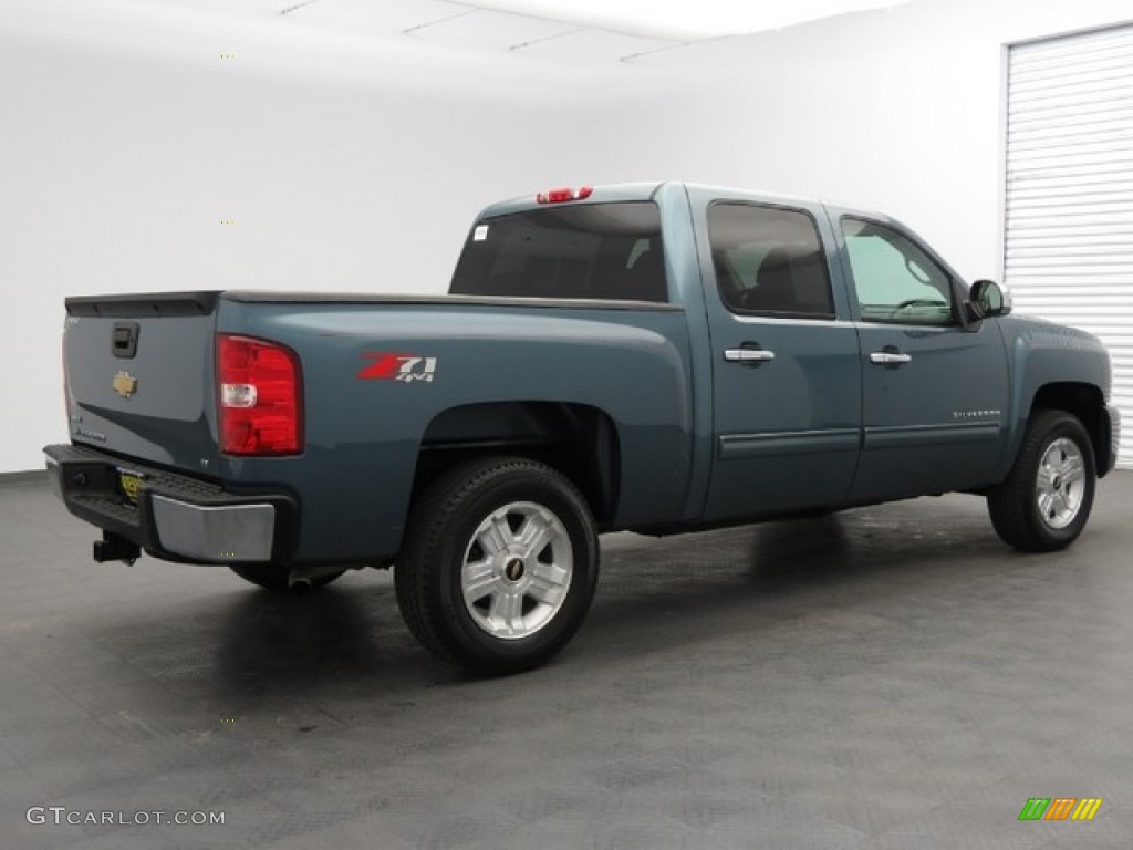 Blue Granite Metallic 2010 Chevrolet Silverado 1500 LT Crew Cab 4x4 Exterior Photo #76176646