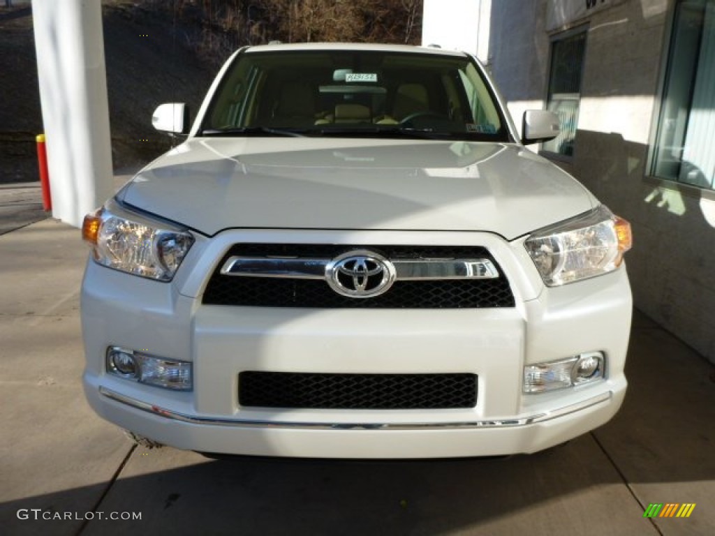 2013 4Runner SR5 4x4 - Blizzard White Pearl / Sand Beige Leather photo #6