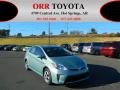 2013 Sea Glass Pearl Toyota Prius Three Hybrid  photo #1