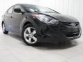 2011 Black Noir Pearl Hyundai Elantra GLS  photo #1