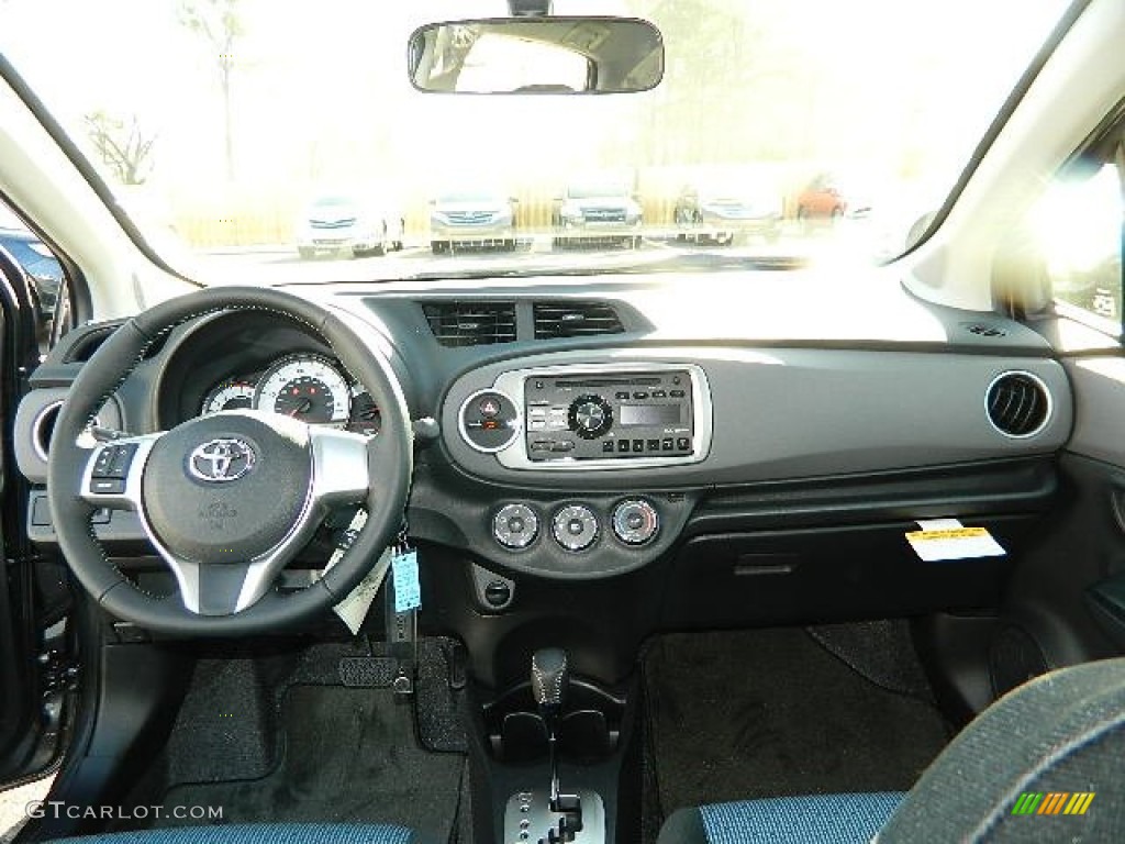 2013 Toyota Yaris SE 5 Door Dark Gray Dashboard Photo #76179242