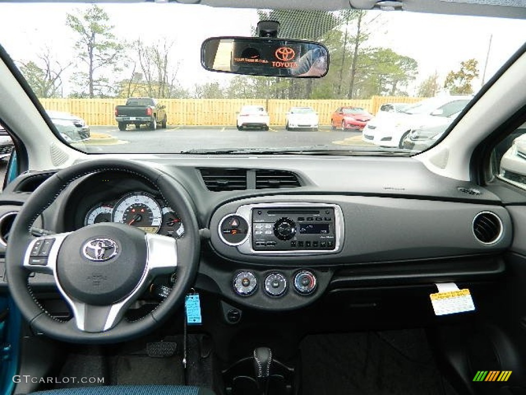 2013 Toyota Yaris SE 5 Door Dark Gray Dashboard Photo #76179464