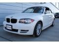 2010 Alpine White BMW 1 Series 128i Convertible  photo #1