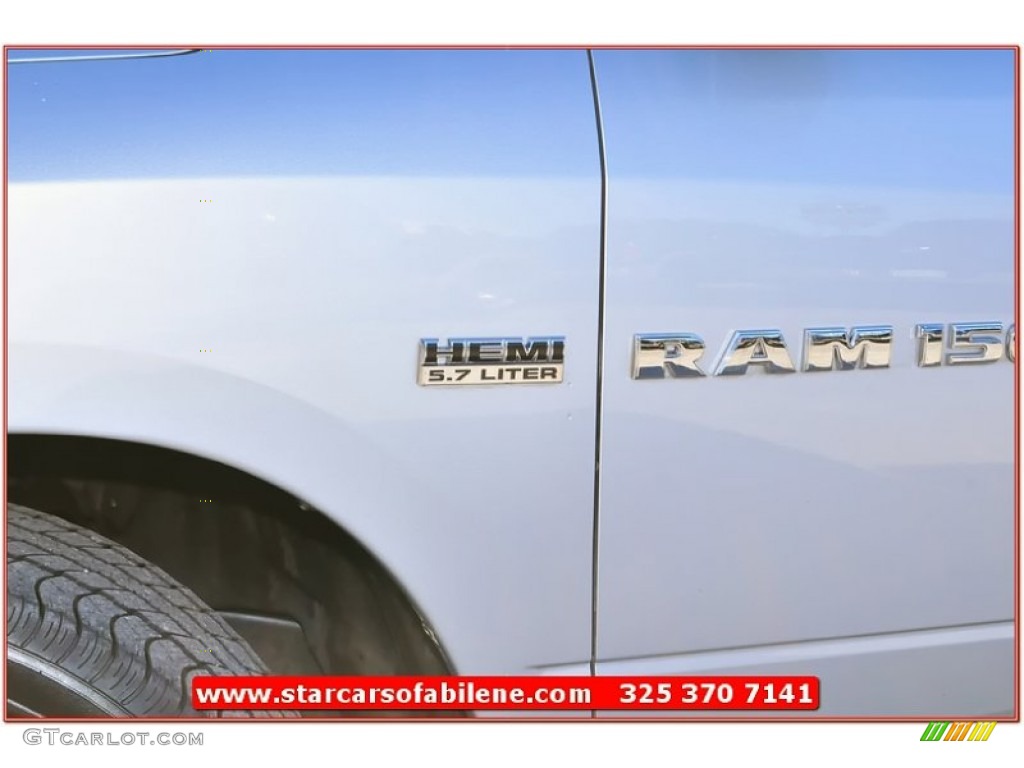 2011 Ram 1500 Lone Star Quad Cab - Bright Silver Metallic / Dark Slate Gray/Medium Graystone photo #2