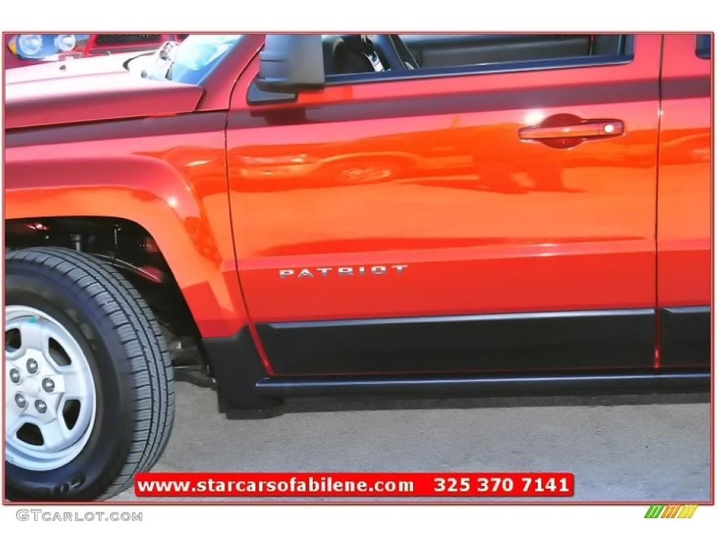 2012 Patriot Sport - Copperhead Orange Pearl / Dark Slate Gray photo #3