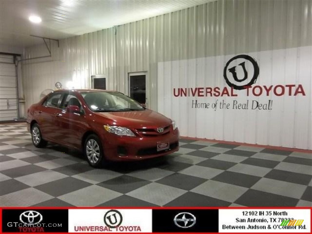 Barcelona Red Metallic Toyota Corolla