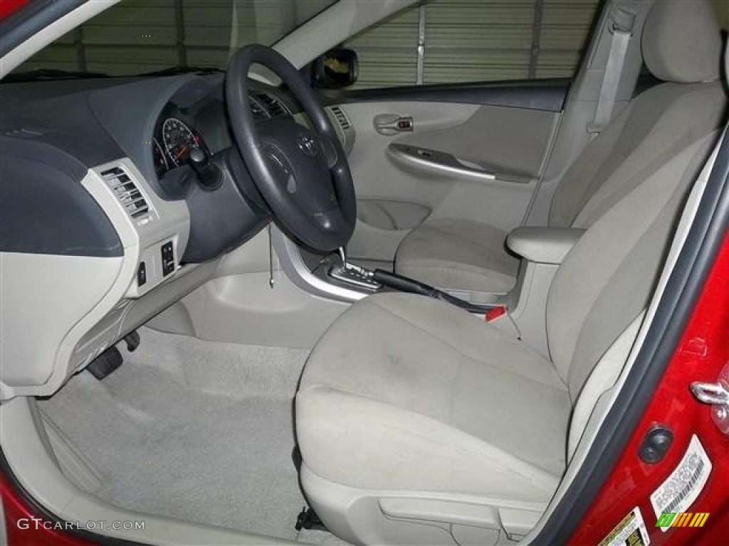 2012 Corolla LE - Barcelona Red Metallic / Ash photo #10