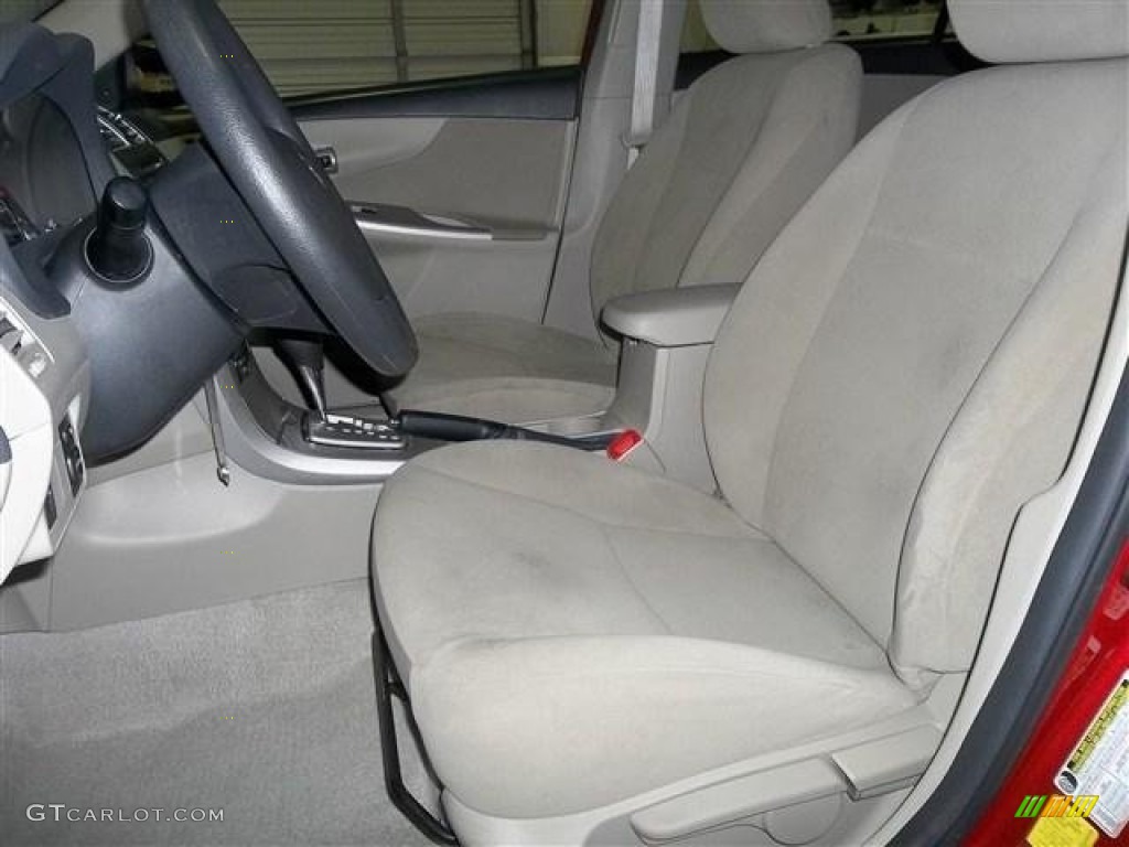 2012 Corolla LE - Barcelona Red Metallic / Ash photo #11