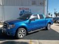 2013 Blue Flame Metallic Ford F150 FX2 SuperCrew  photo #2