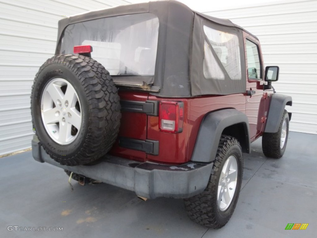 2009 Wrangler X 4x4 - Red Rock Crystal Pearl Coat / Dark Slate Gray/Medium Slate Gray photo #3