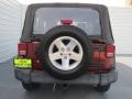 2009 Red Rock Crystal Pearl Coat Jeep Wrangler X 4x4  photo #4