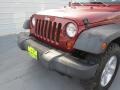 2009 Red Rock Crystal Pearl Coat Jeep Wrangler X 4x4  photo #9