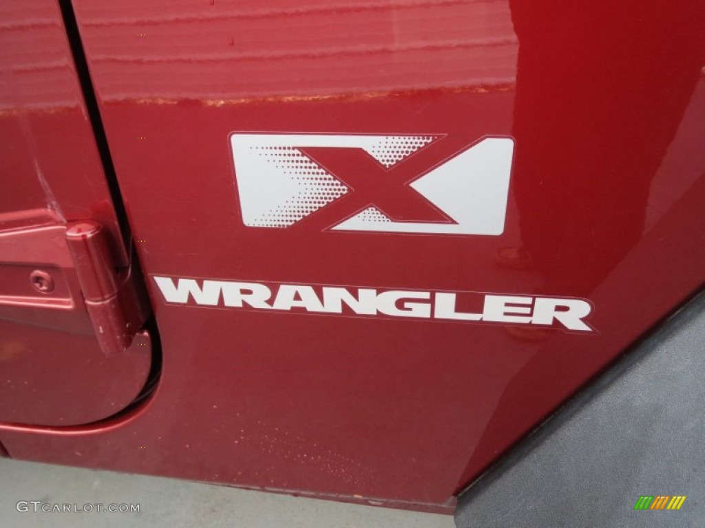 2009 Wrangler X 4x4 - Red Rock Crystal Pearl Coat / Dark Slate Gray/Medium Slate Gray photo #14