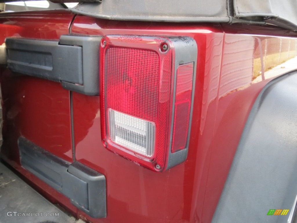 2009 Wrangler X 4x4 - Red Rock Crystal Pearl Coat / Dark Slate Gray/Medium Slate Gray photo #16