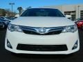 2013 Super White Toyota Camry Hybrid XLE  photo #8