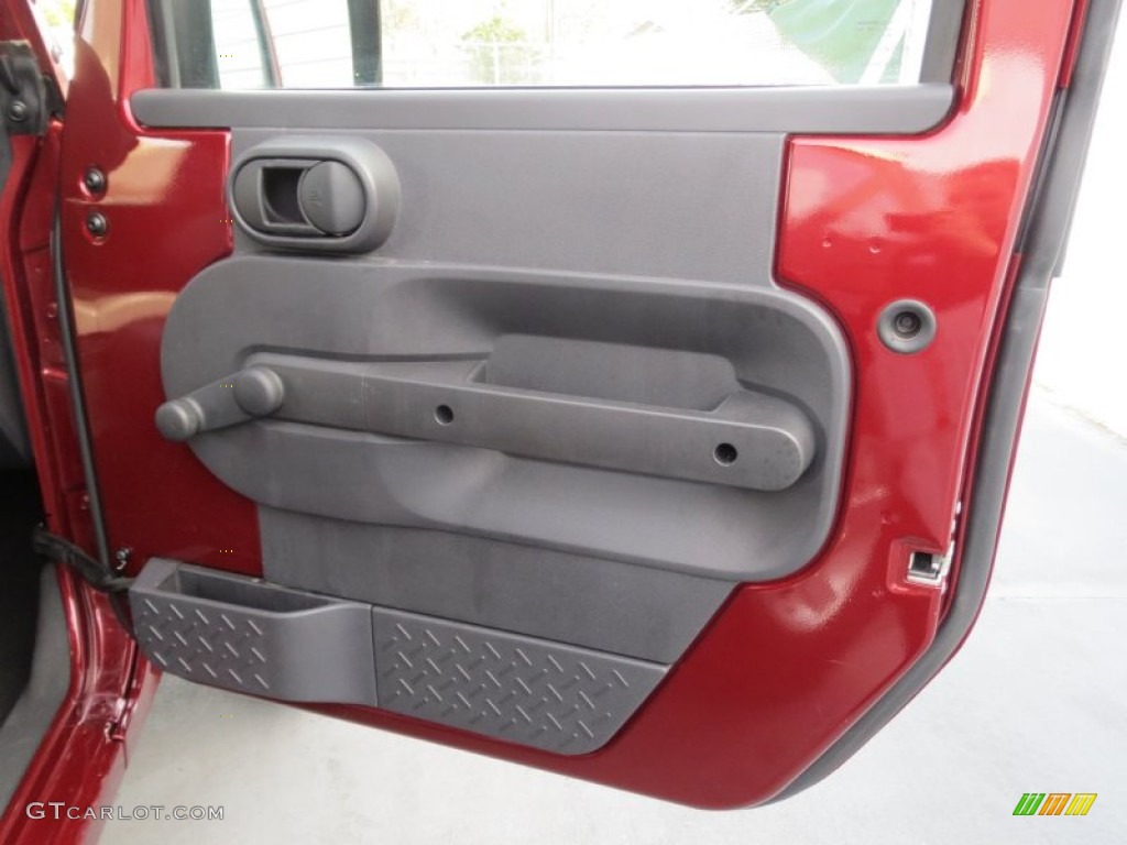 2009 Wrangler X 4x4 - Red Rock Crystal Pearl Coat / Dark Slate Gray/Medium Slate Gray photo #21
