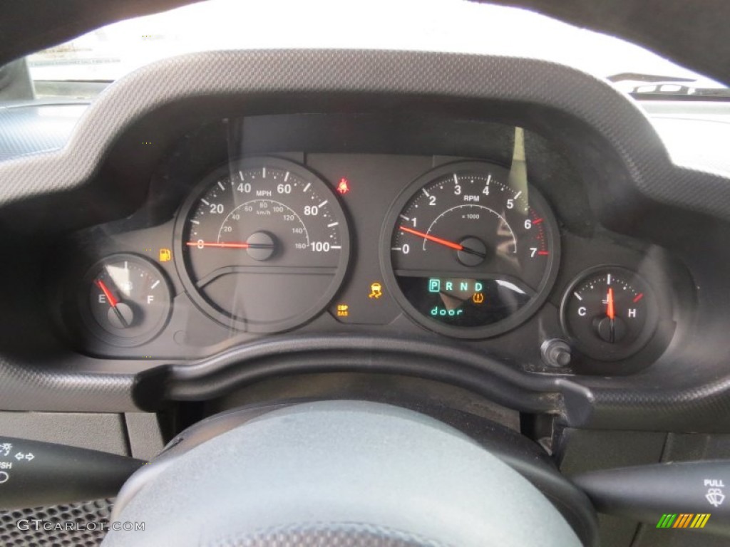 2009 Wrangler X 4x4 - Red Rock Crystal Pearl Coat / Dark Slate Gray/Medium Slate Gray photo #33