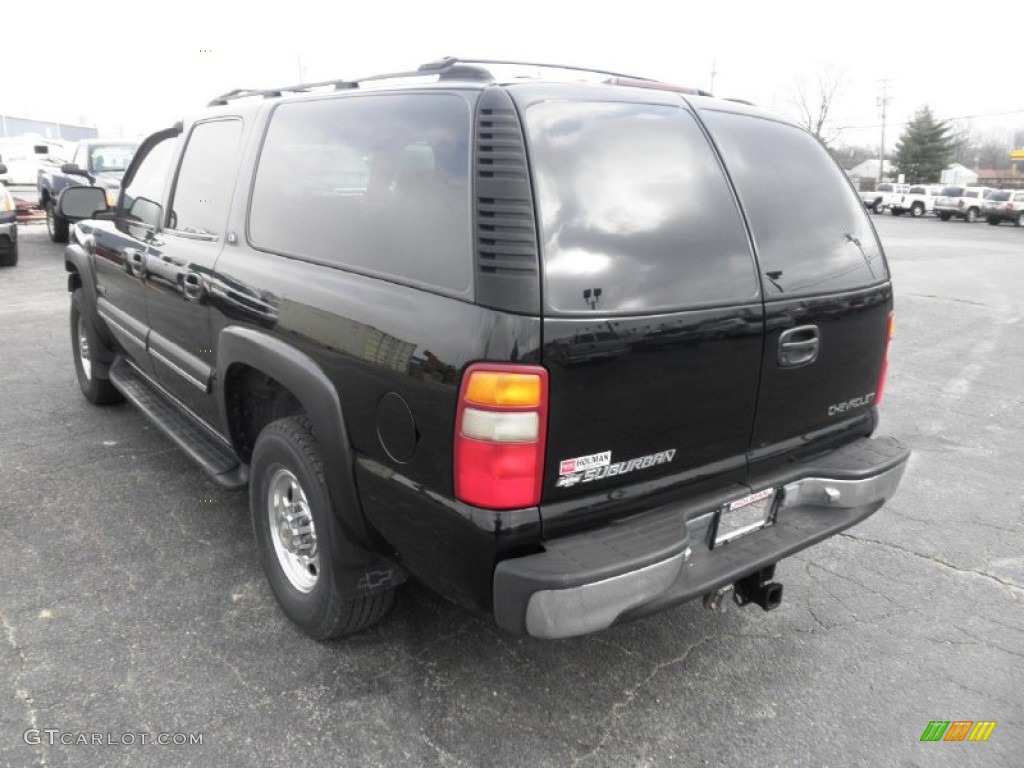 2000 Suburban 2500 LS 4x4 - Onyx Black / Medium Gray photo #18