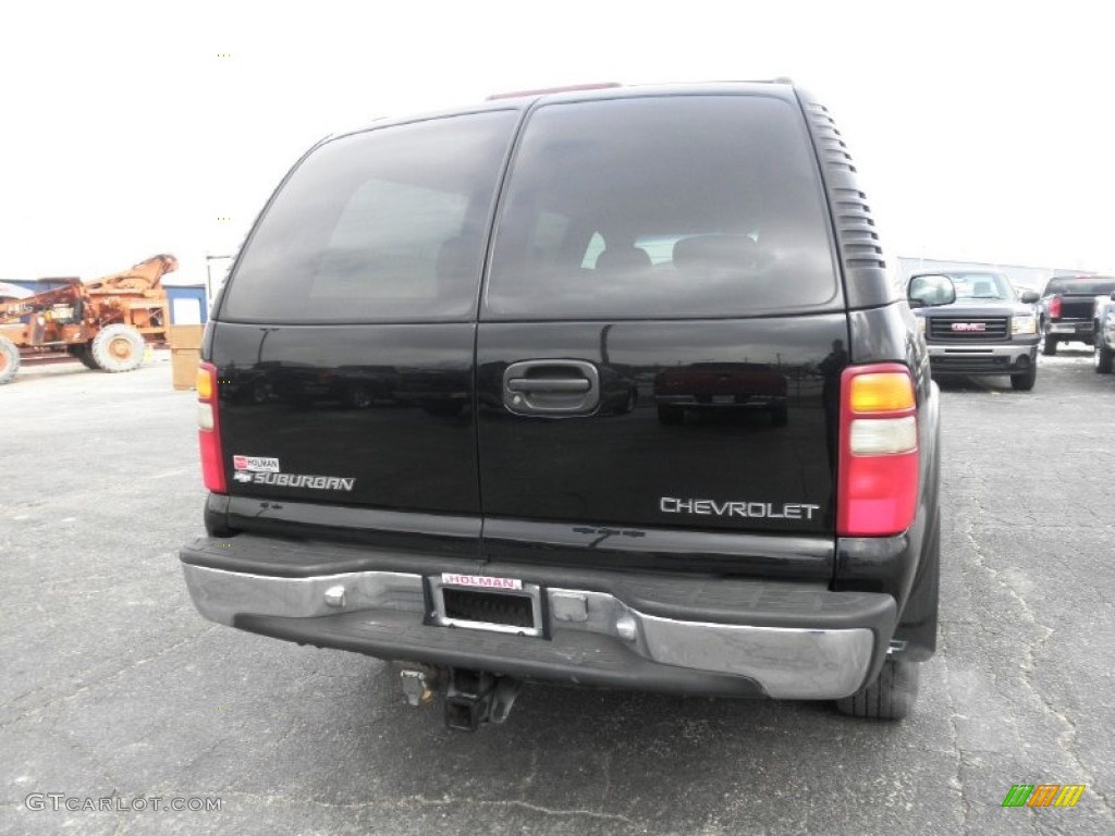 2000 Suburban 2500 LS 4x4 - Onyx Black / Medium Gray photo #21