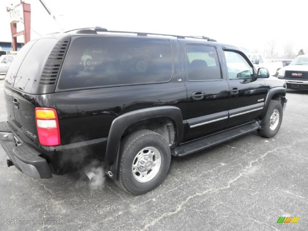 2000 Suburban 2500 LS 4x4 - Onyx Black / Medium Gray photo #25