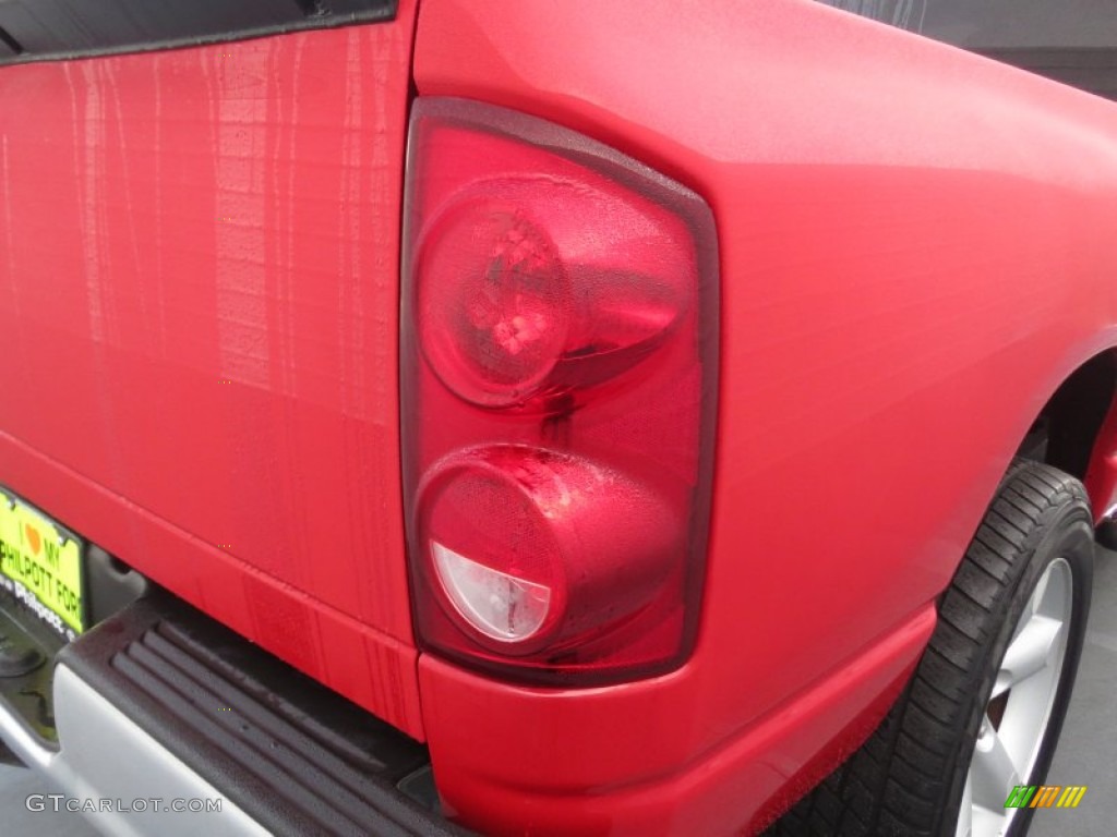 2007 Ram 1500 Big Horn Edition Quad Cab - Flame Red / Khaki Beige photo #18